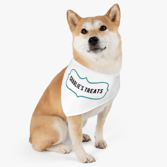 Charlie's Treats logo Pet Bandana Collar
