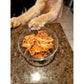 natural single ingredient dog treats dehydrated  100% chicken thigh meat size: (4oz)